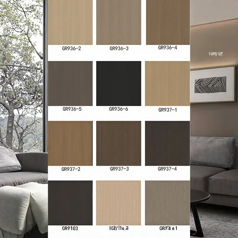 Modern Design Style Pvc Decorative Film
