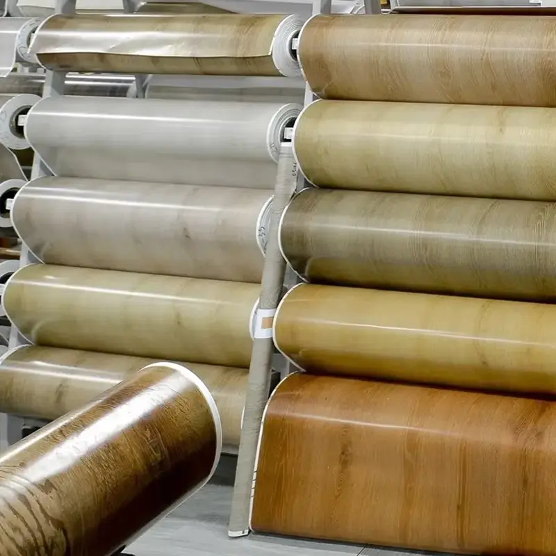 Film di decorazioni a colori in PVC per laminare sui pavimenti WPC